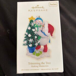 Hallmark Trimming The Tree Ornament